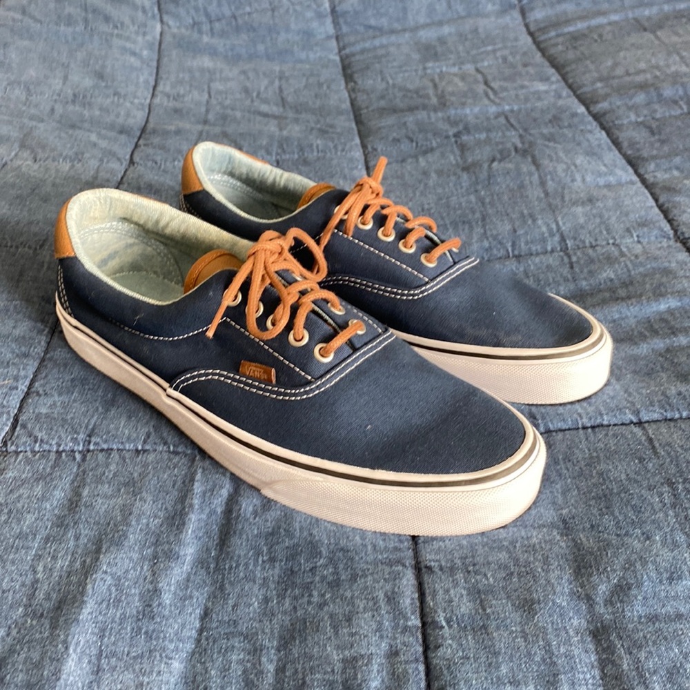 Baby blue vans dress shoe